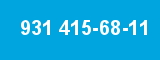 931 415-68-11
